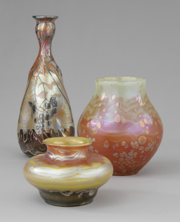 Loetz Composition 3 Vases